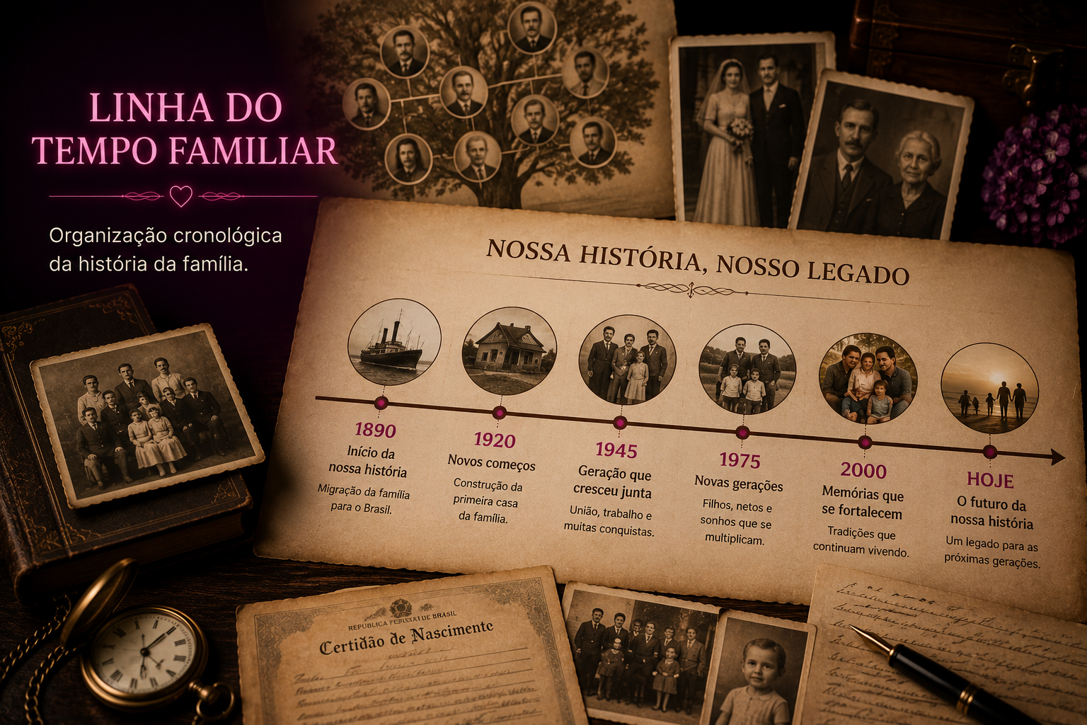 Linha do Tempo Familiar